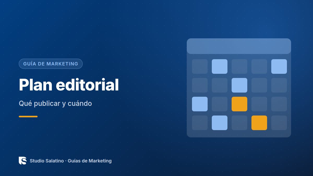 Plan editorial